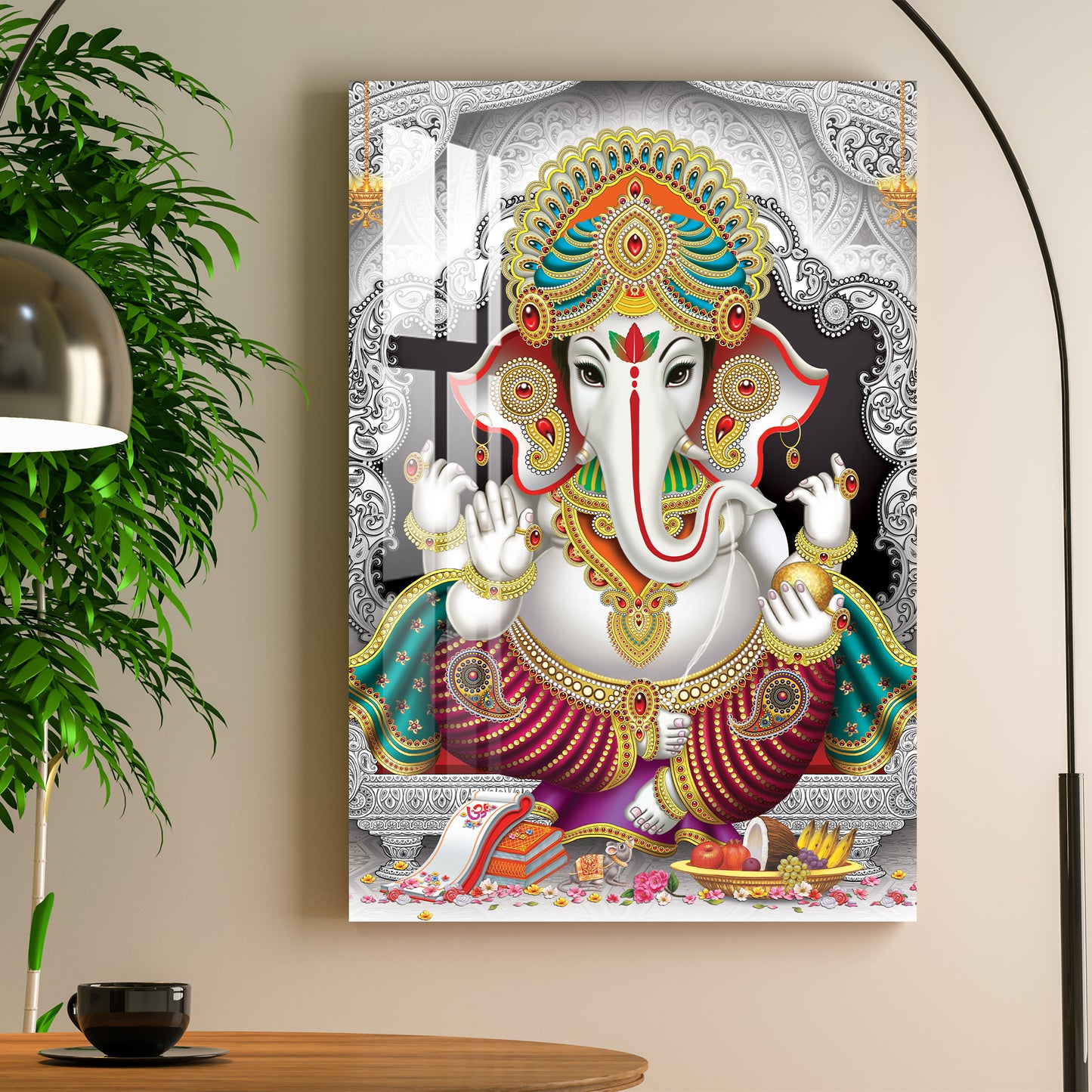 Ekdanta Ganesh Acrylic Wall Art