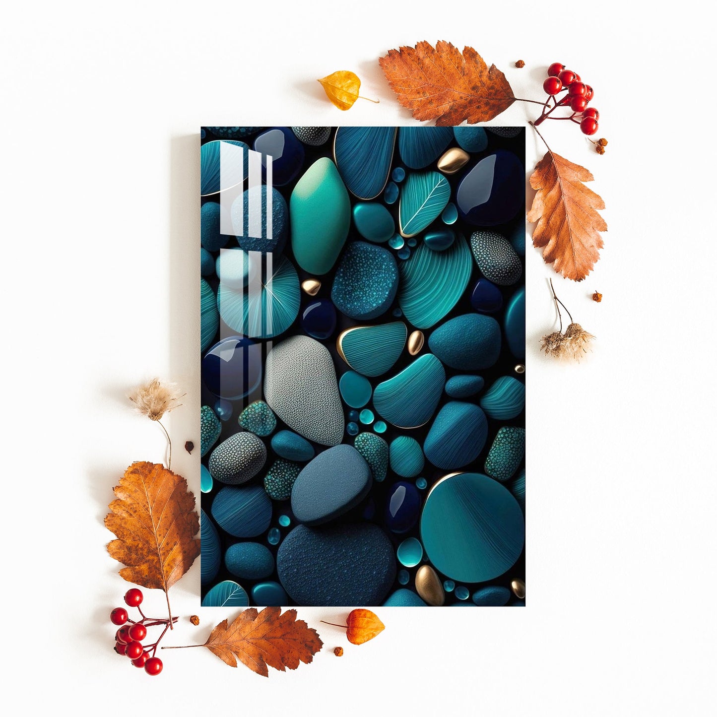 Beautiful Pebbles Acrylic Wall Art - 23.5X16 inches / 5MM