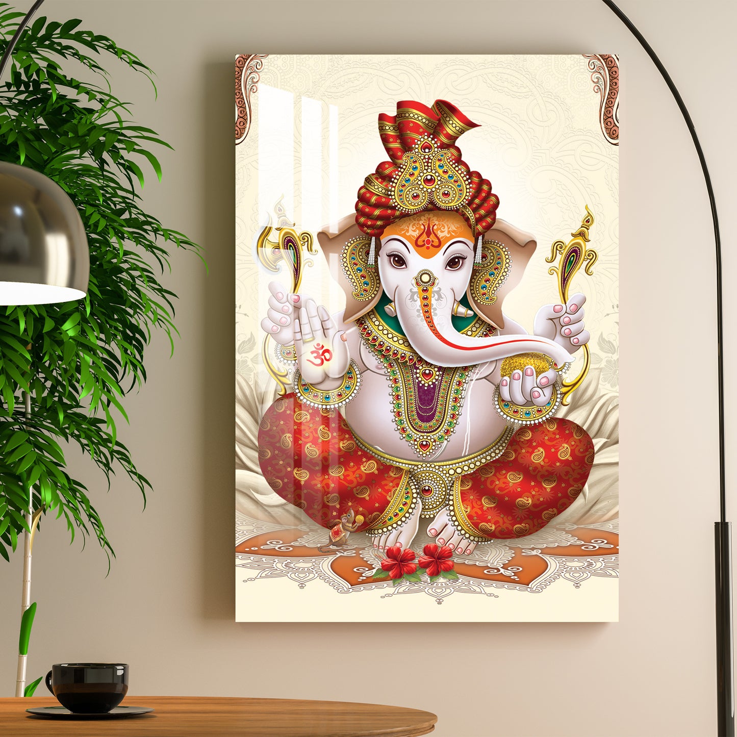 Lambodar Ganesh Acrylic Wall Art