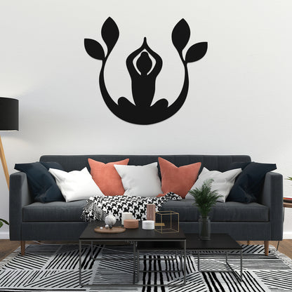 Yoga Lover Metal Wall Art