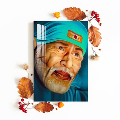 Lord Sai Baba Acrylic Wall Art