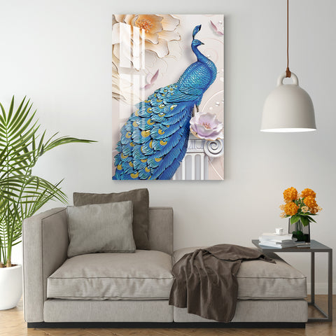 Beautiful Peacock Acrylic Wall Art