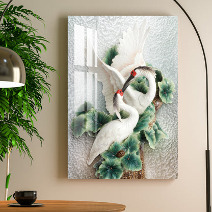 Love Birds Acrylic Wall Art