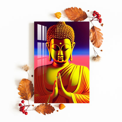 Enlightening Lord Buddha Acrylic Wall Art