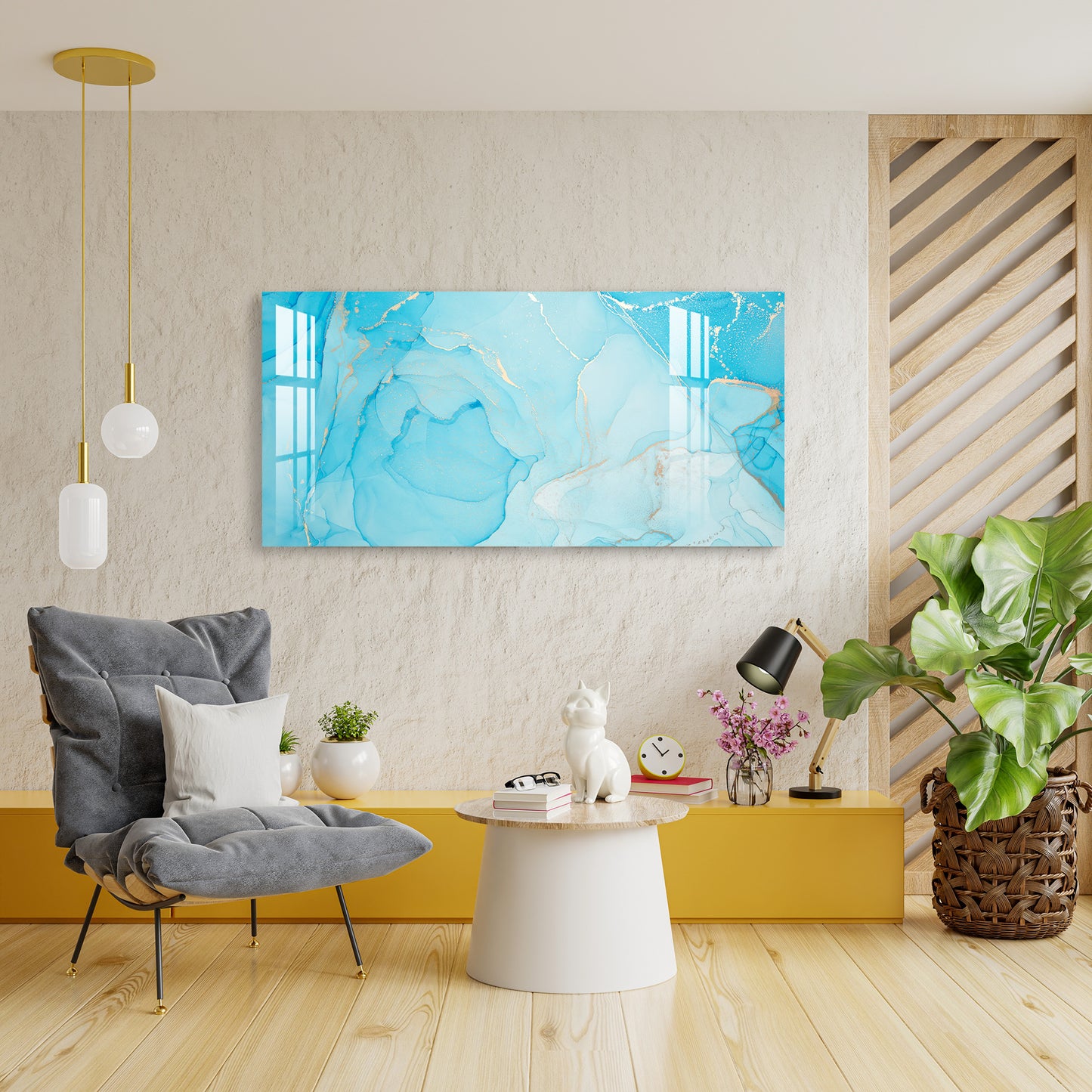 Blue Lagoon Acrylic Wall Art