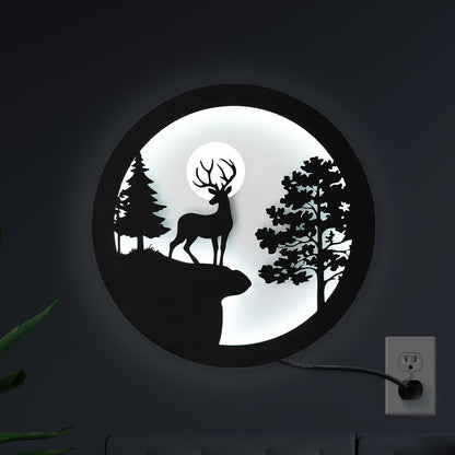 Forest Scenery White LED Wall Light & Wall Lamp