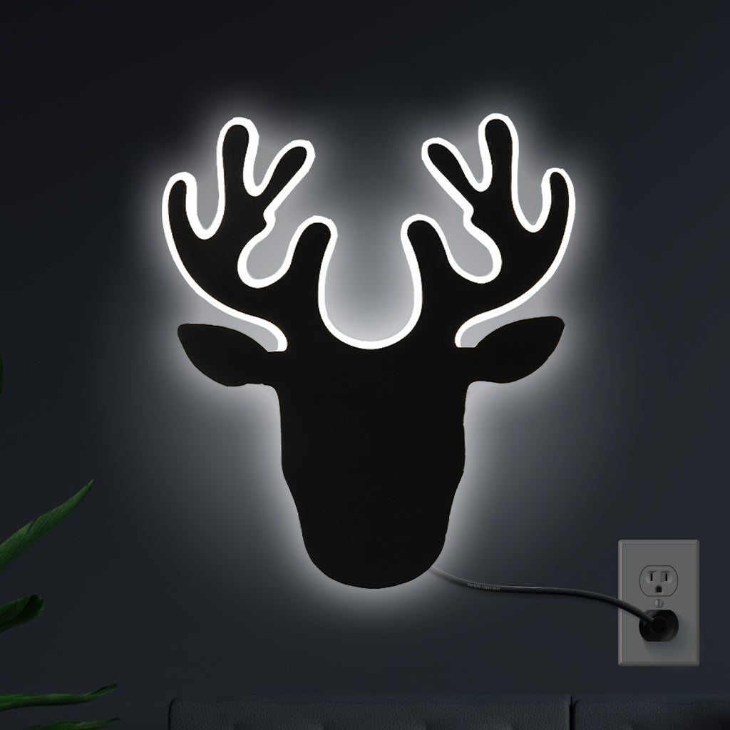 3D Deer Mural Wall Lamp & Wall Light