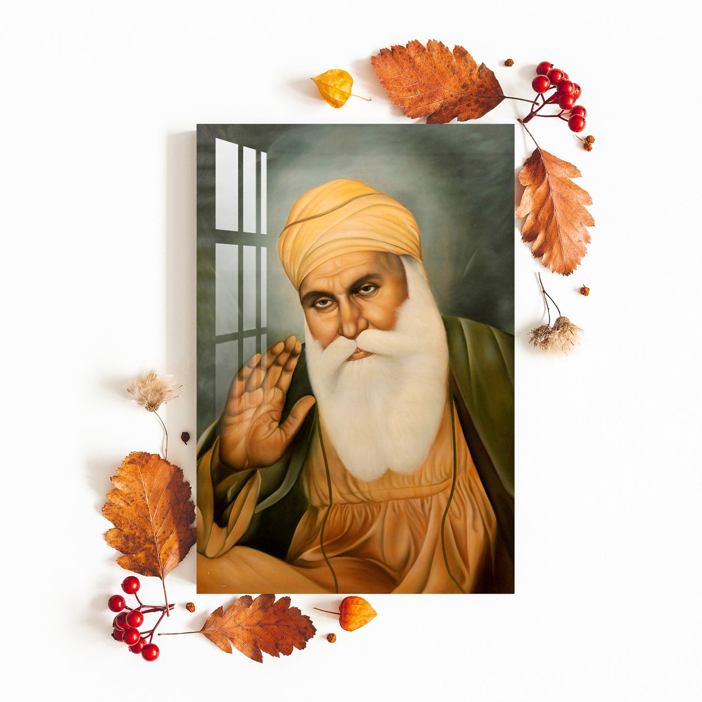 Guru Nanak Dev Ji Acrylic Wall Art