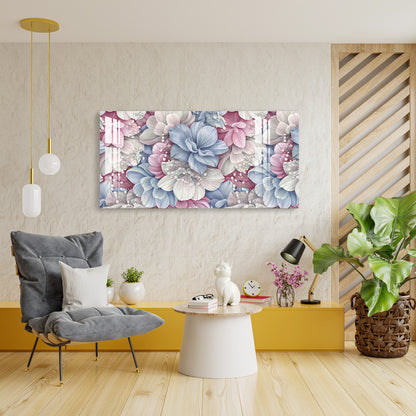 Velvet Flowers Acrylic Wall Art