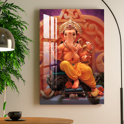 Siddhivinayaka Ganesh Acrylic Wall Art