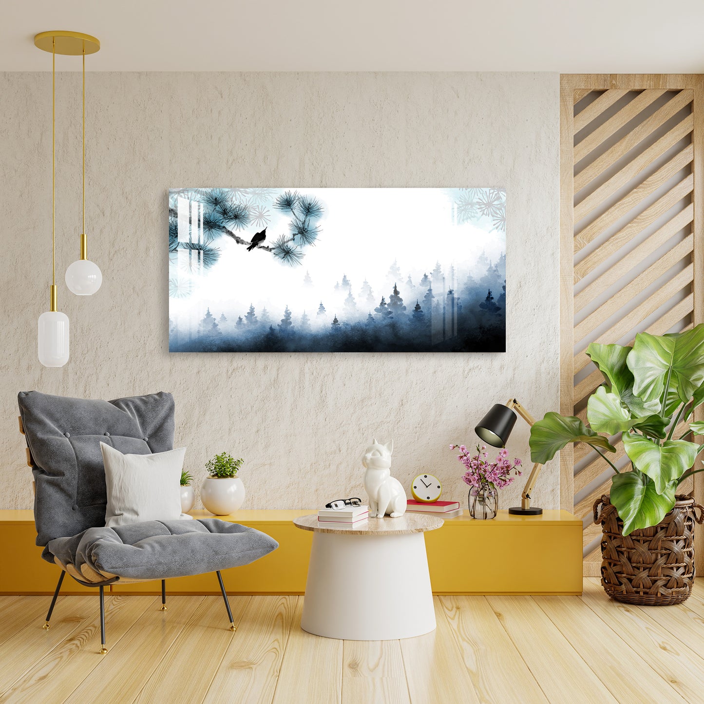 Winter Bird Acrylic Wall Art