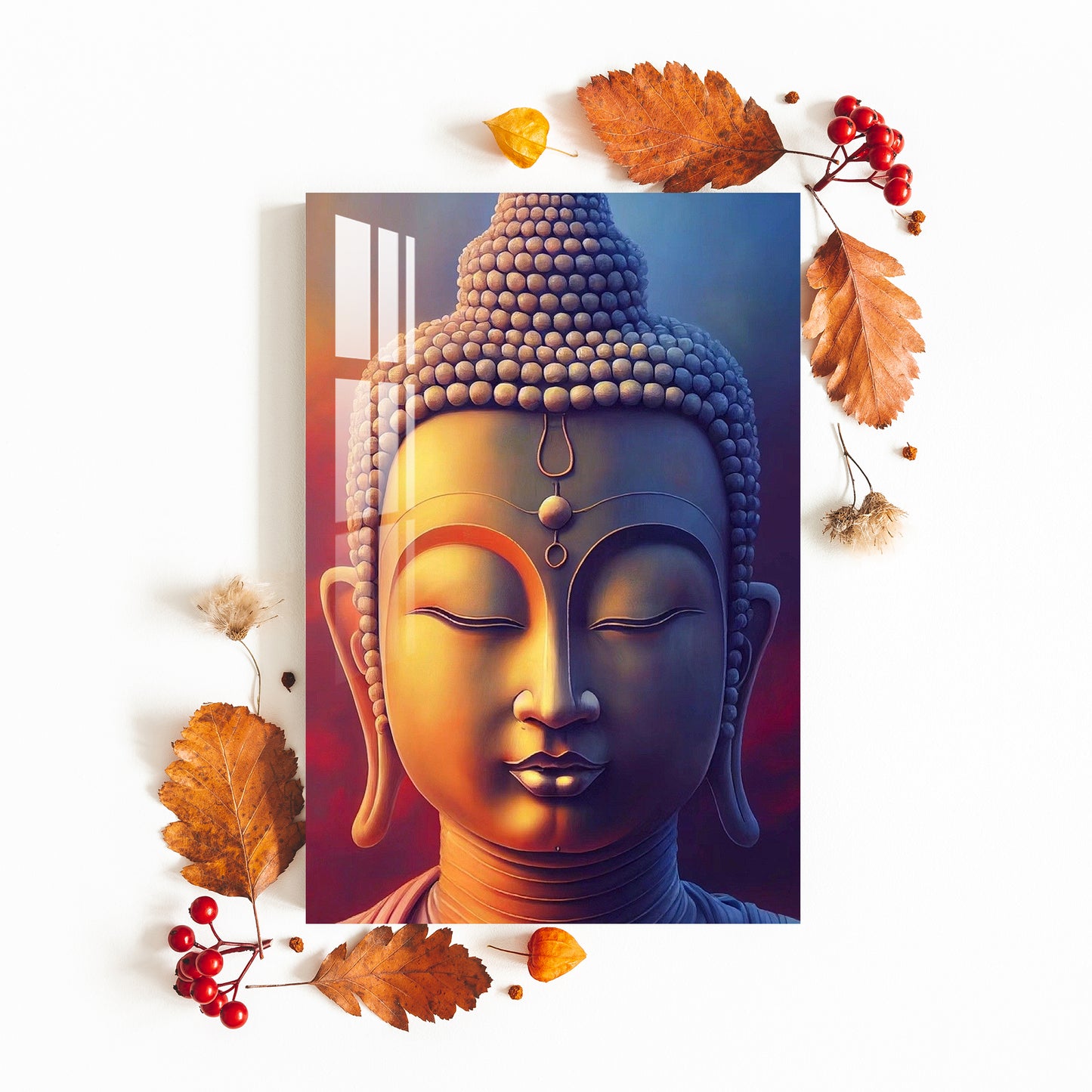 Lord Gautam Buddha Acrylic Wall Art