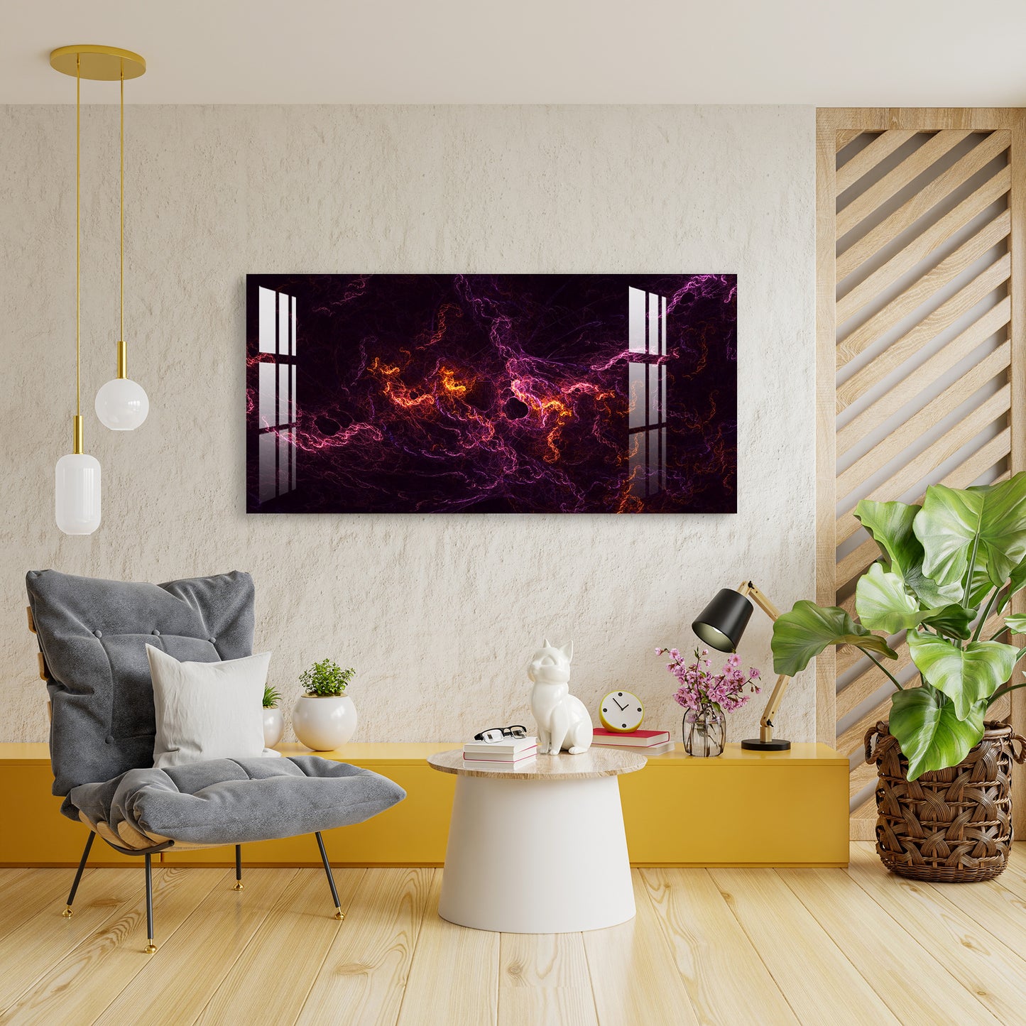 Into The Galaxy Acrylic Wall Art