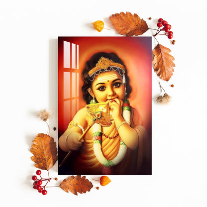 Baby Murugan Acrylic Wall Art - 23.5X16 inches / 8MM (Premium)