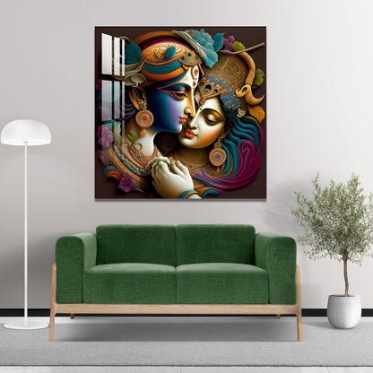 Radha Madhav Acrylic Wall Art