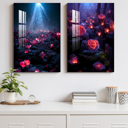 Garden of Heaven Acrylic Wall Art (Set Of 2)