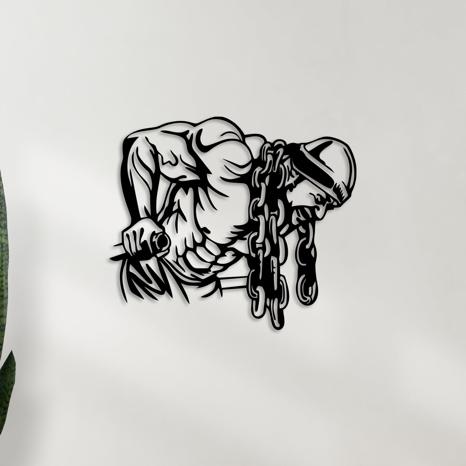 Heavy Exercise Metal Wall Art