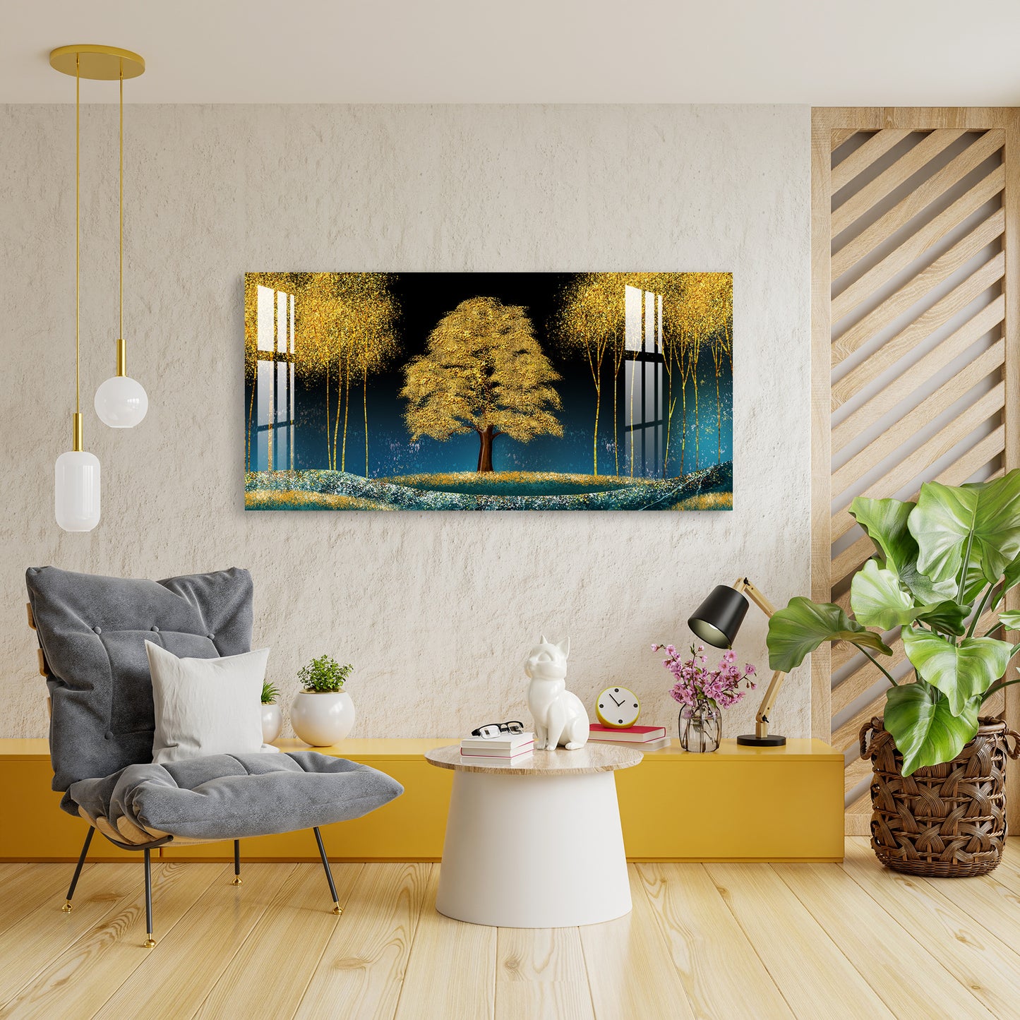 Midnight Forest Acrylic Wall Art