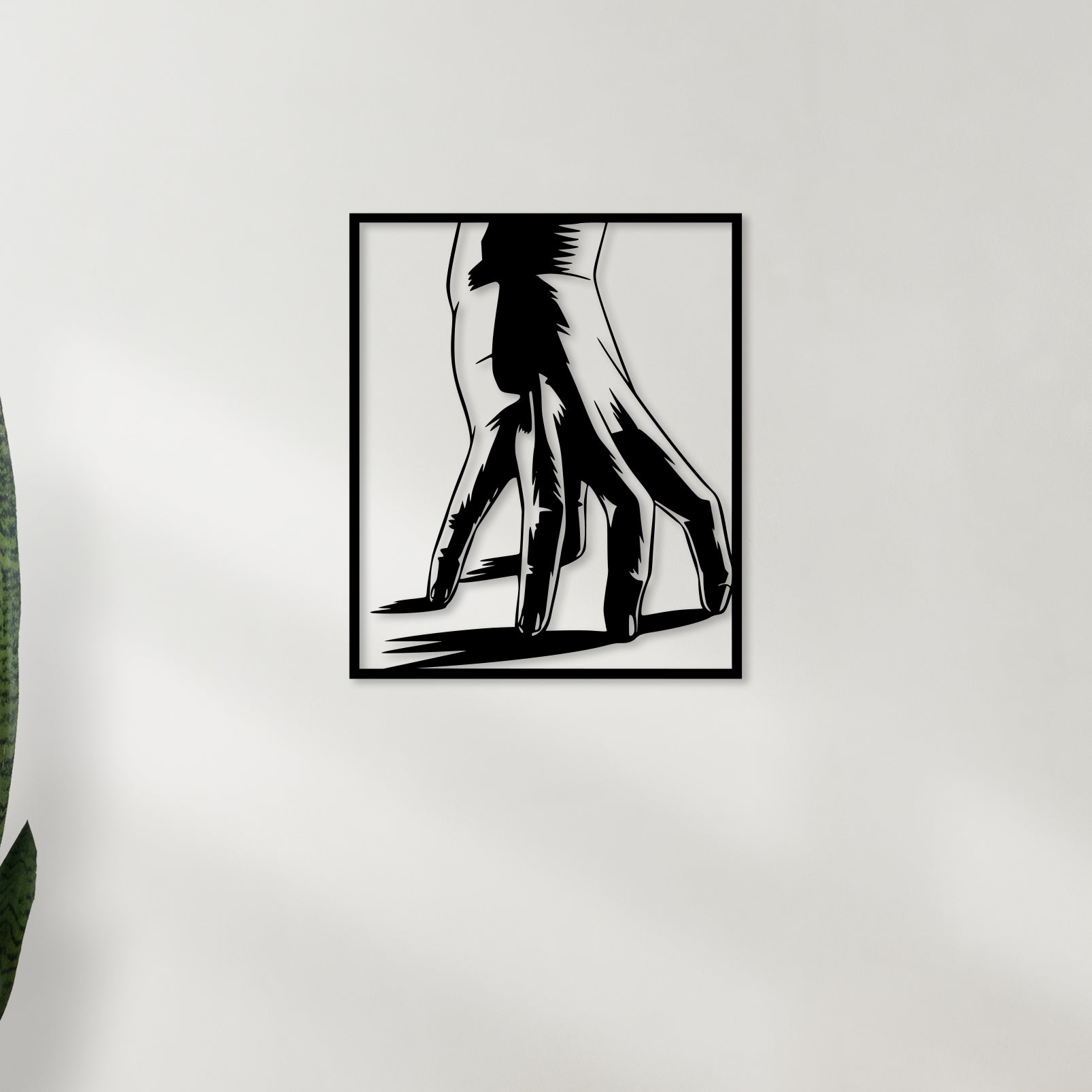 Finger Cage Metal Wall Art