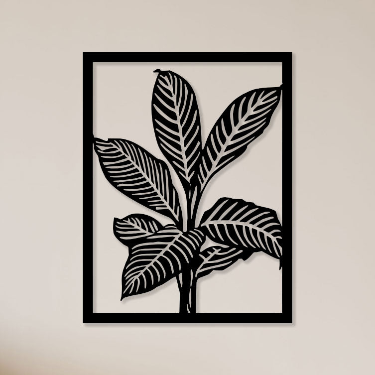 Attractive Plant Metal Wall Art