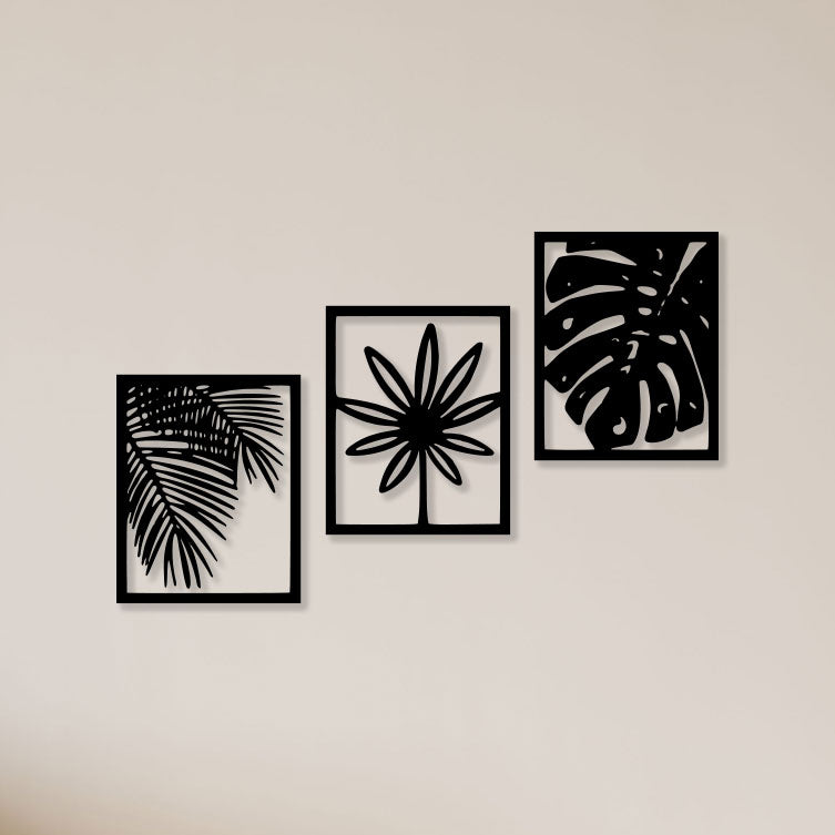 Leaf Sets Metal Wall Art