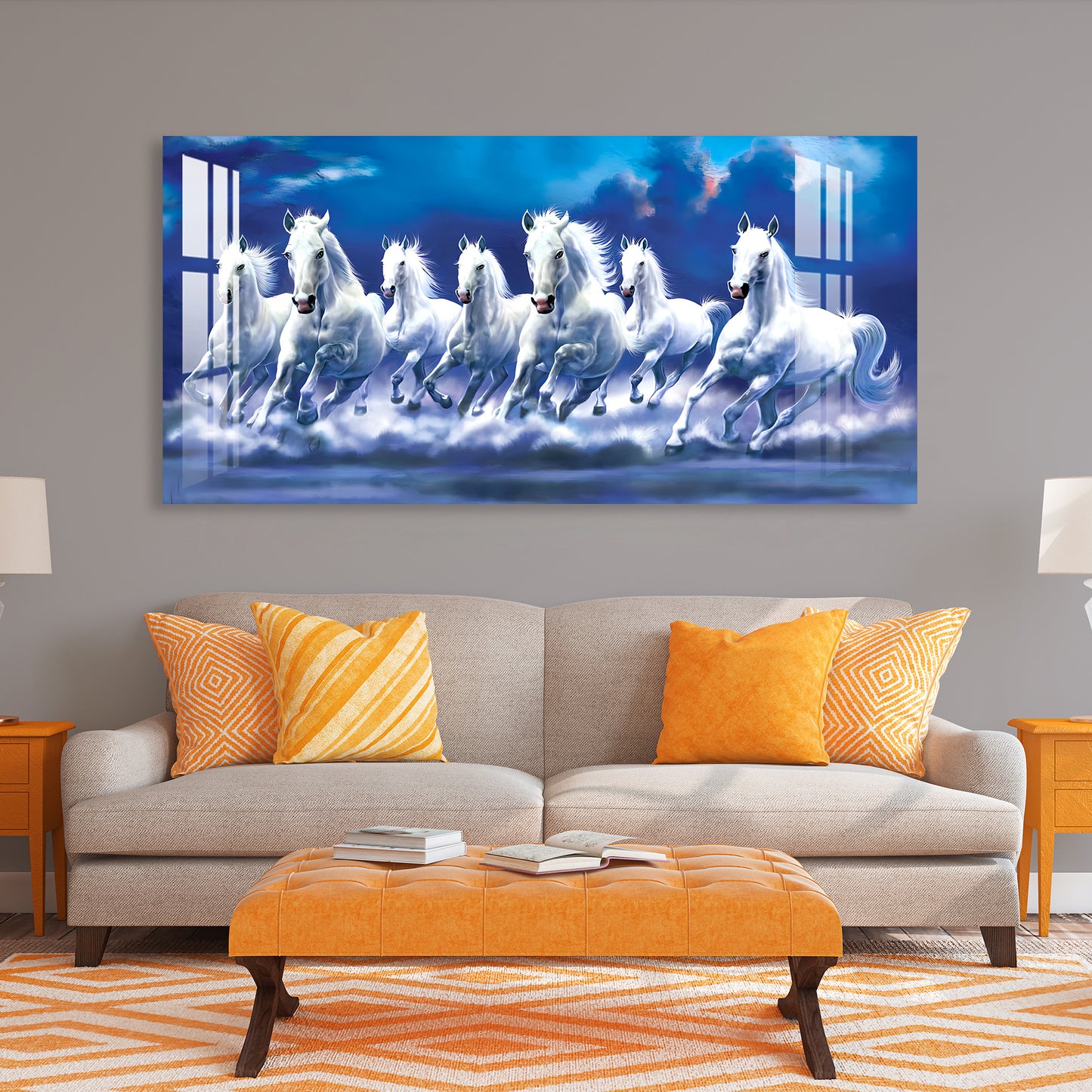 Horses of Heaven Acrylic Wall Art