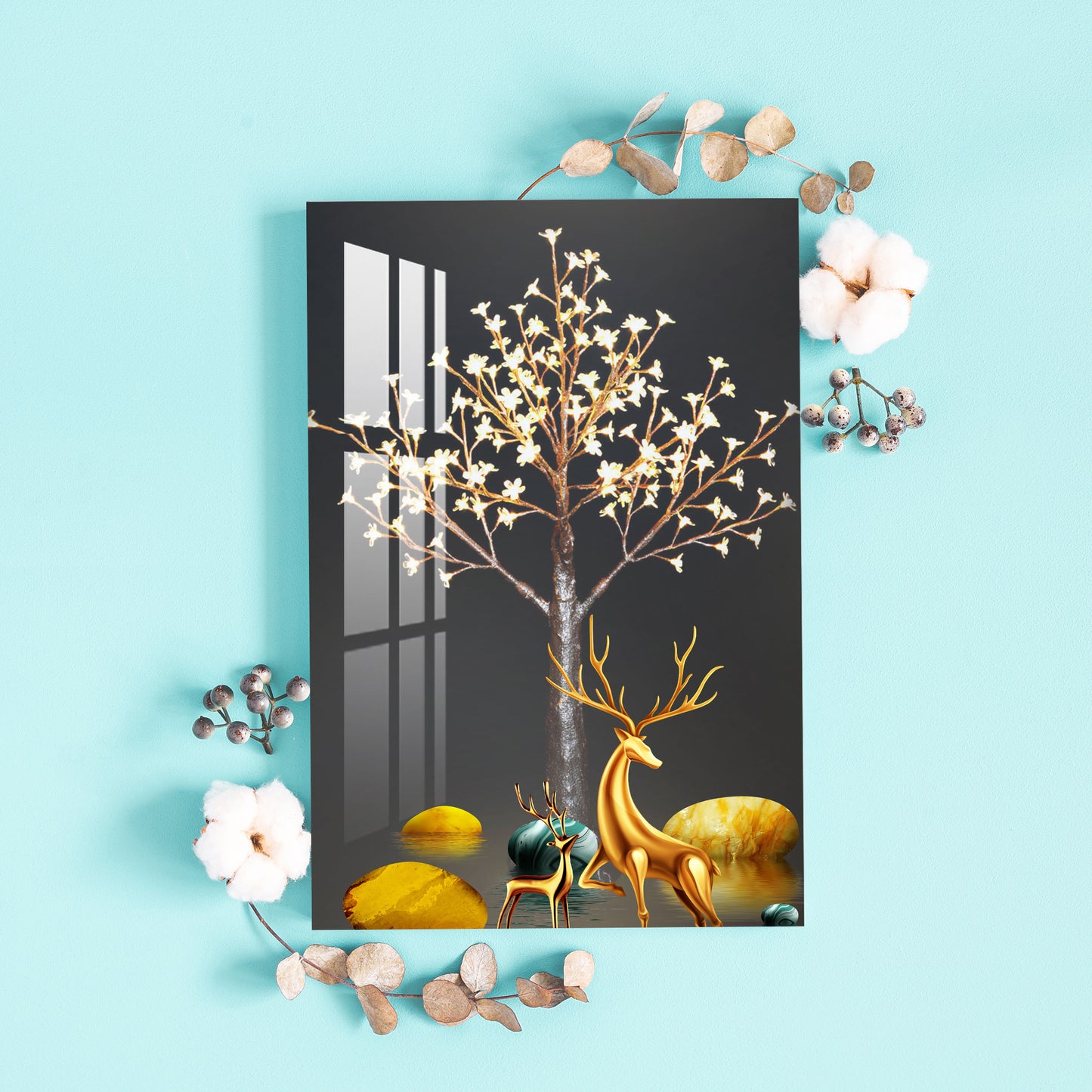 Blooming Tree Acrylic Wall Art