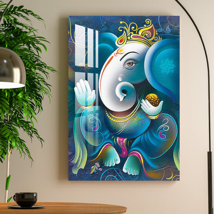 Vignharta Ganesh Acrylic Wall Art