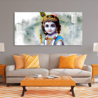 Bal Shree Krishna Acrylic Wall Art