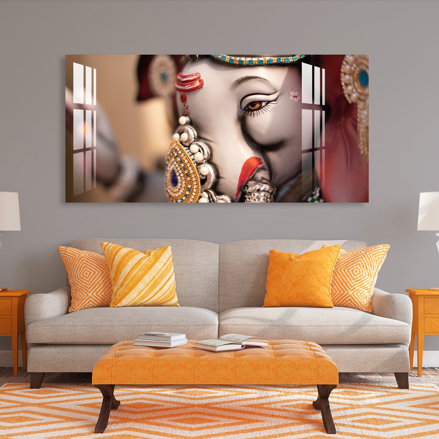 Elegant Lord Ganesha Acrylic Wall Art