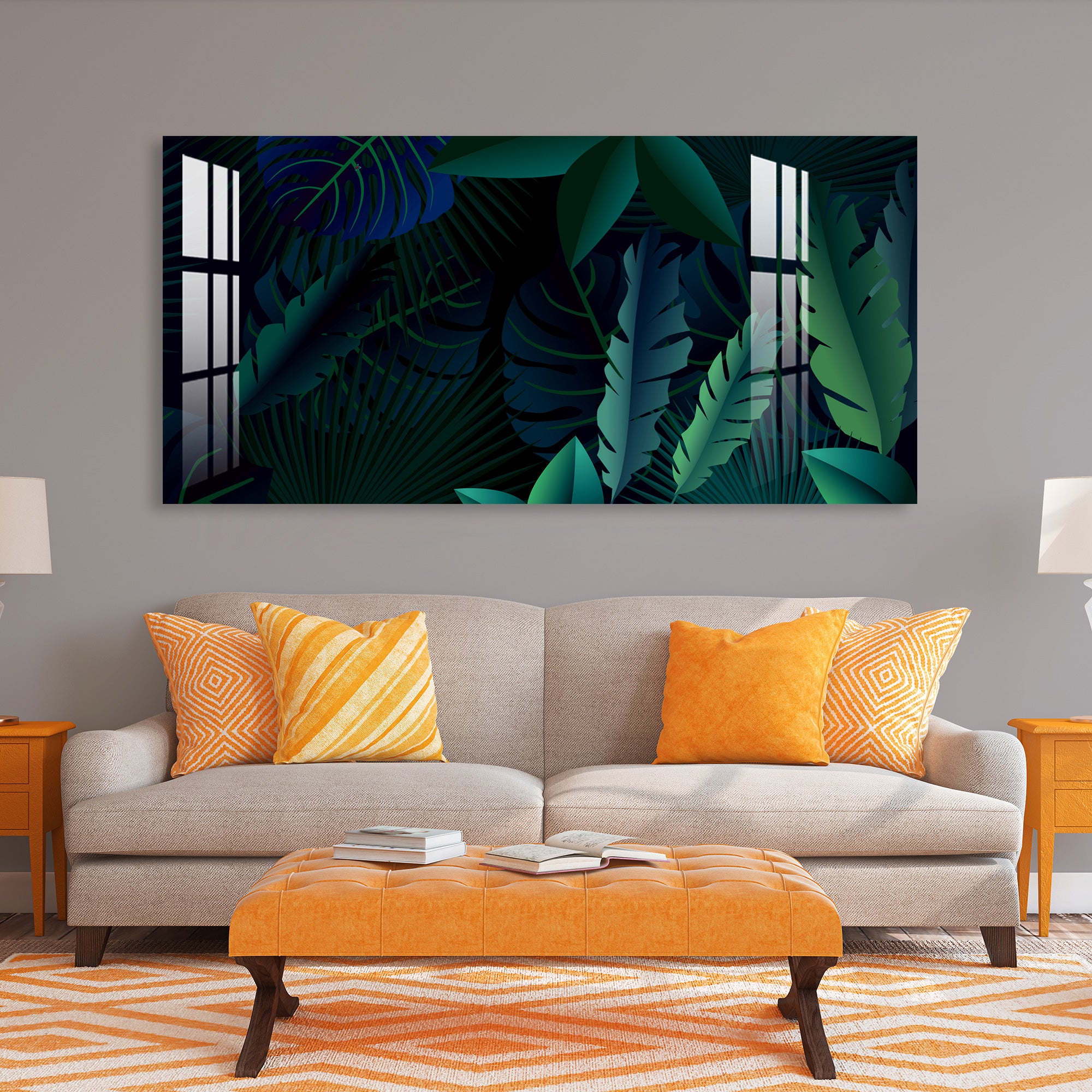 Beautiful Leaves Acrylic Wall Art