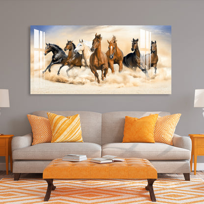 Lucky Horses Acrylic Wall Art