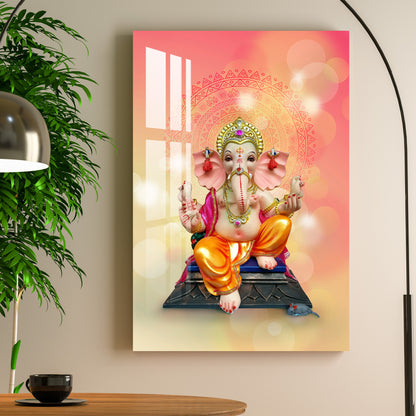 Ganpati Maharaj Acrylic Wall Art