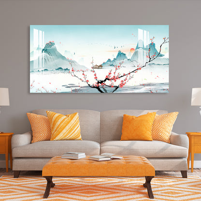 Morning in Himalayas Acrylic Wall Art