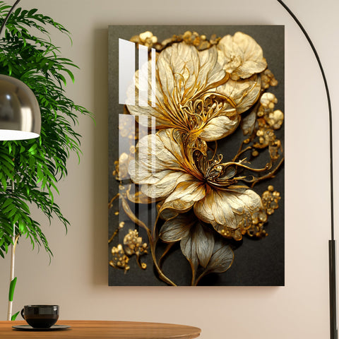 Golden Desire Acrylic Wall Art - 23.5X16 inches / 5MM