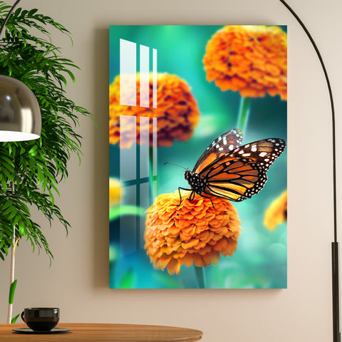 Butterfly Painting, Original Handmade Oil Painting on canvas, butterflies  Art