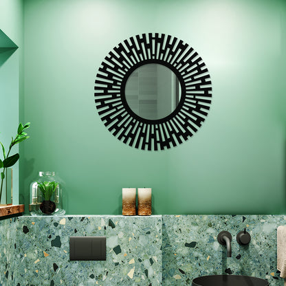 Modern Accent Metal Wall Mirror