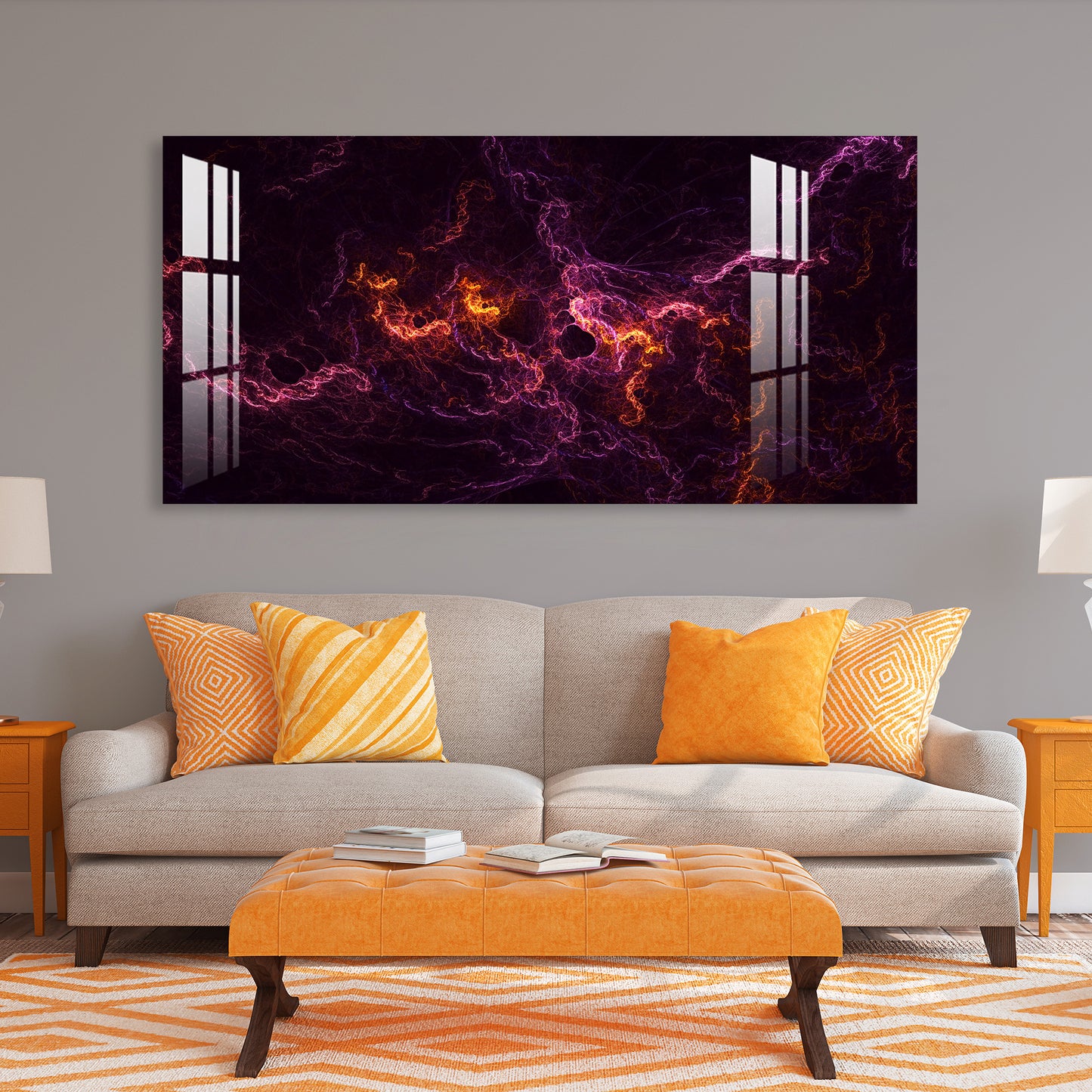 Into The Galaxy Acrylic Wall Art