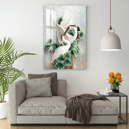 Love Birds Acrylic Wall Art