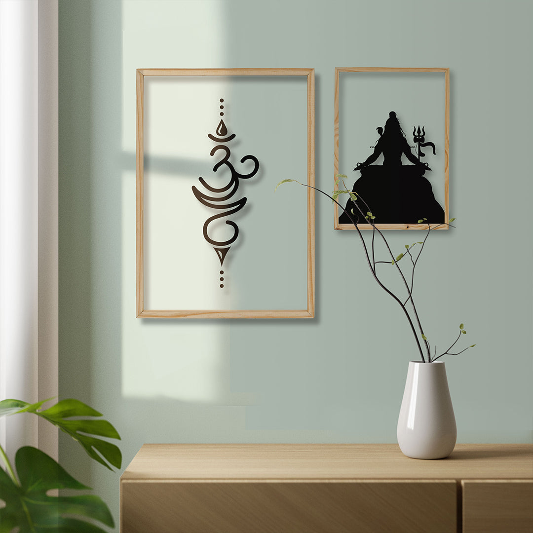 Attractive OM Sign Acrylic Frame