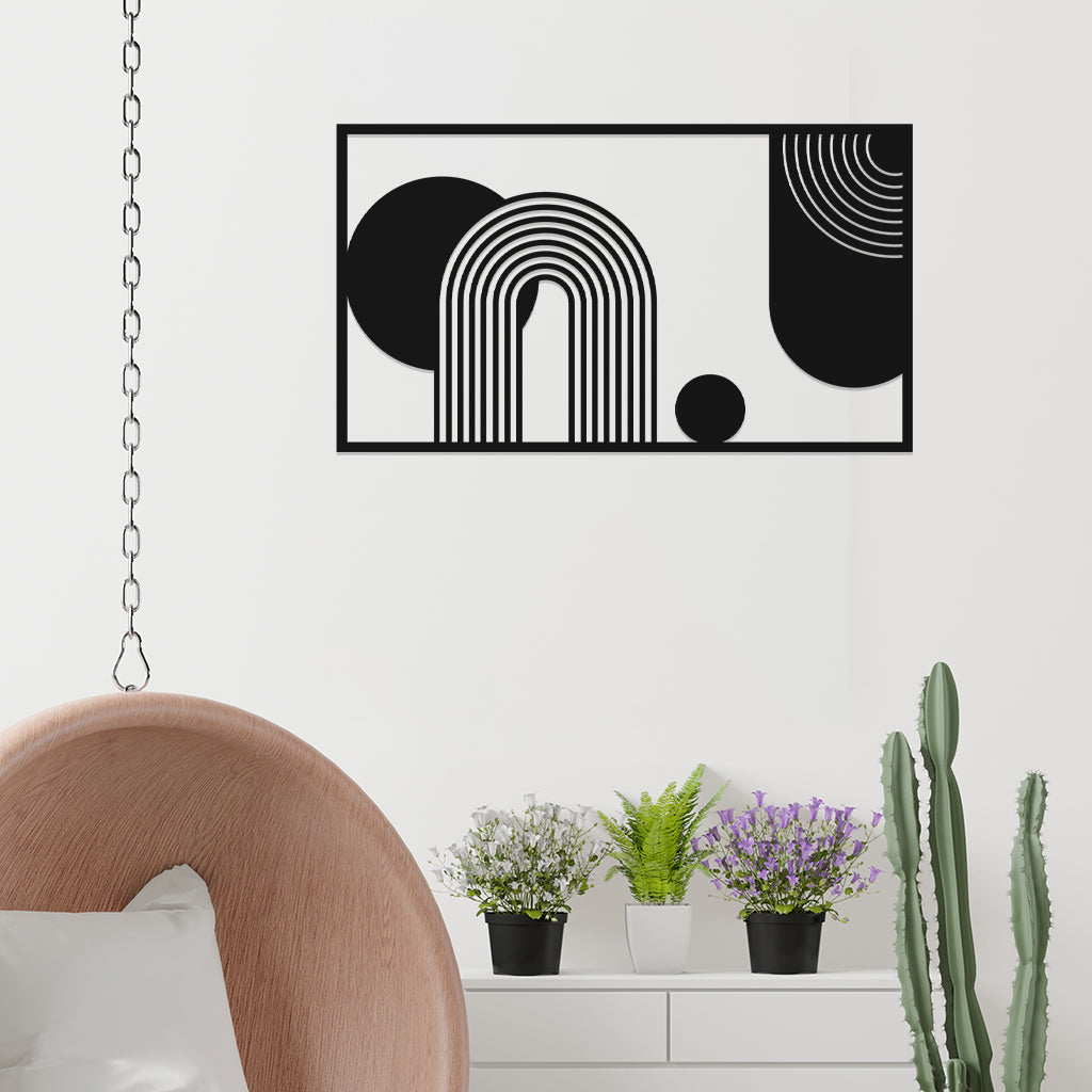 Abstract Figure Metal Wall Art