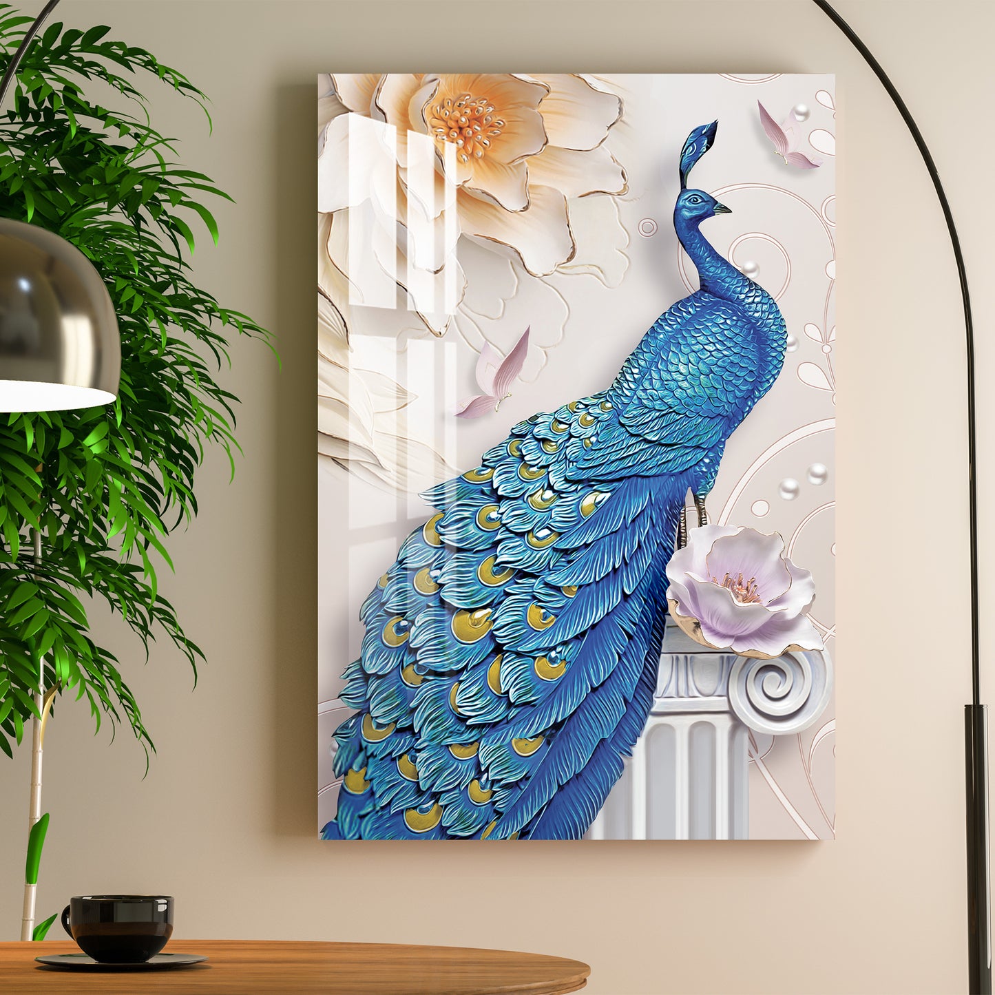 Beautiful Peacock Acrylic Wall Art