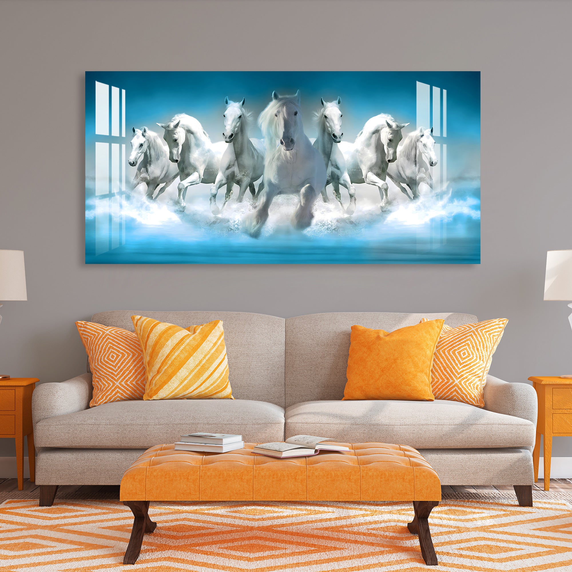 Good Fate Horses Acrylic Wall Art