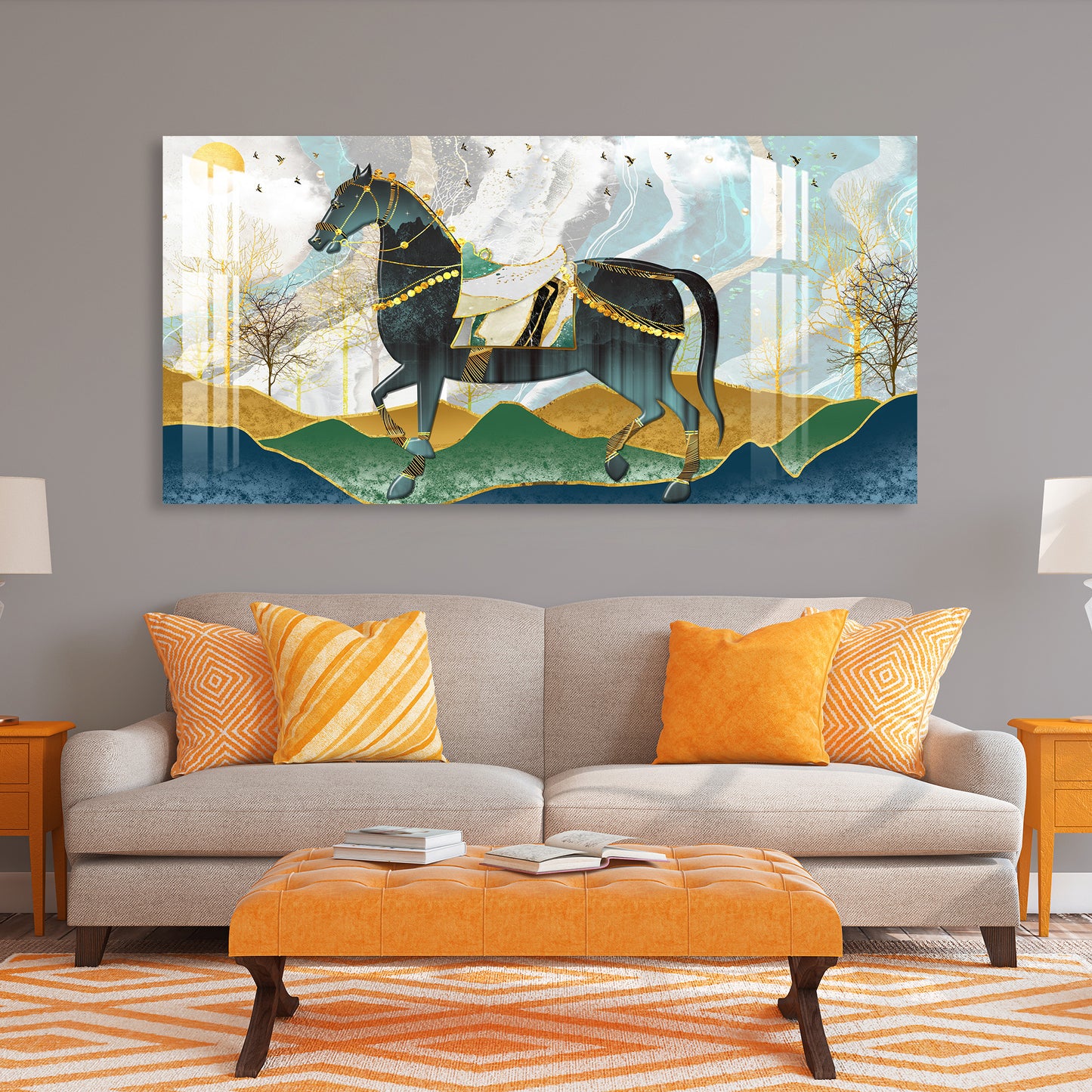 Big Horse Acrylic Wall Art