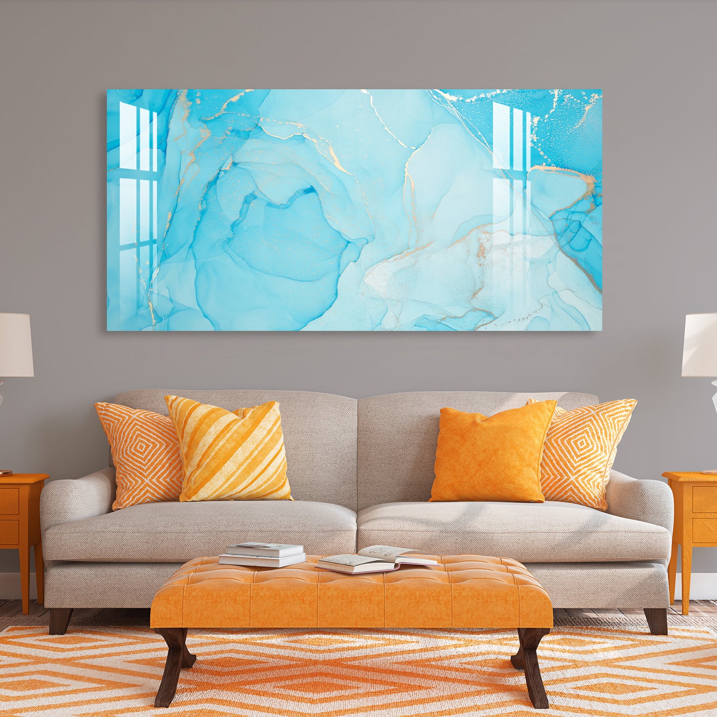 Blue Lagoon Acrylic Wall Art