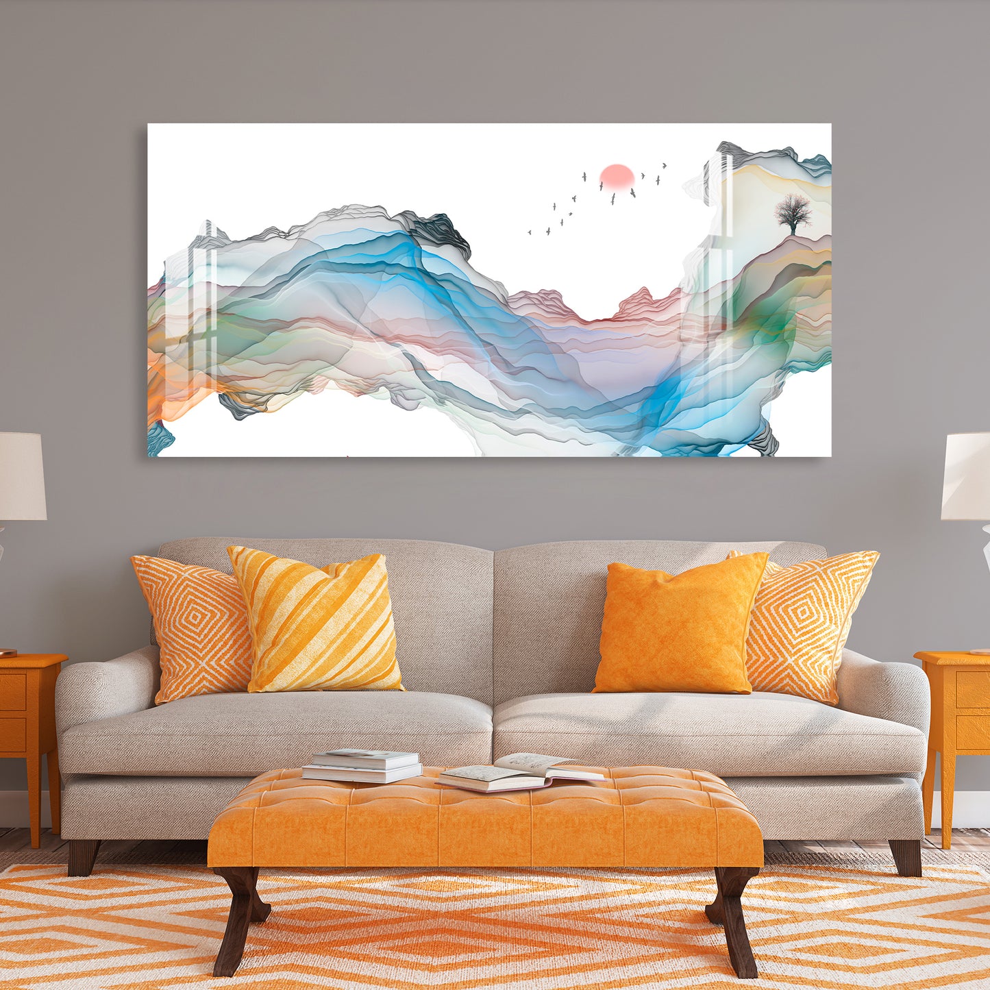 Colorful Surroundings Acrylic Wall Art