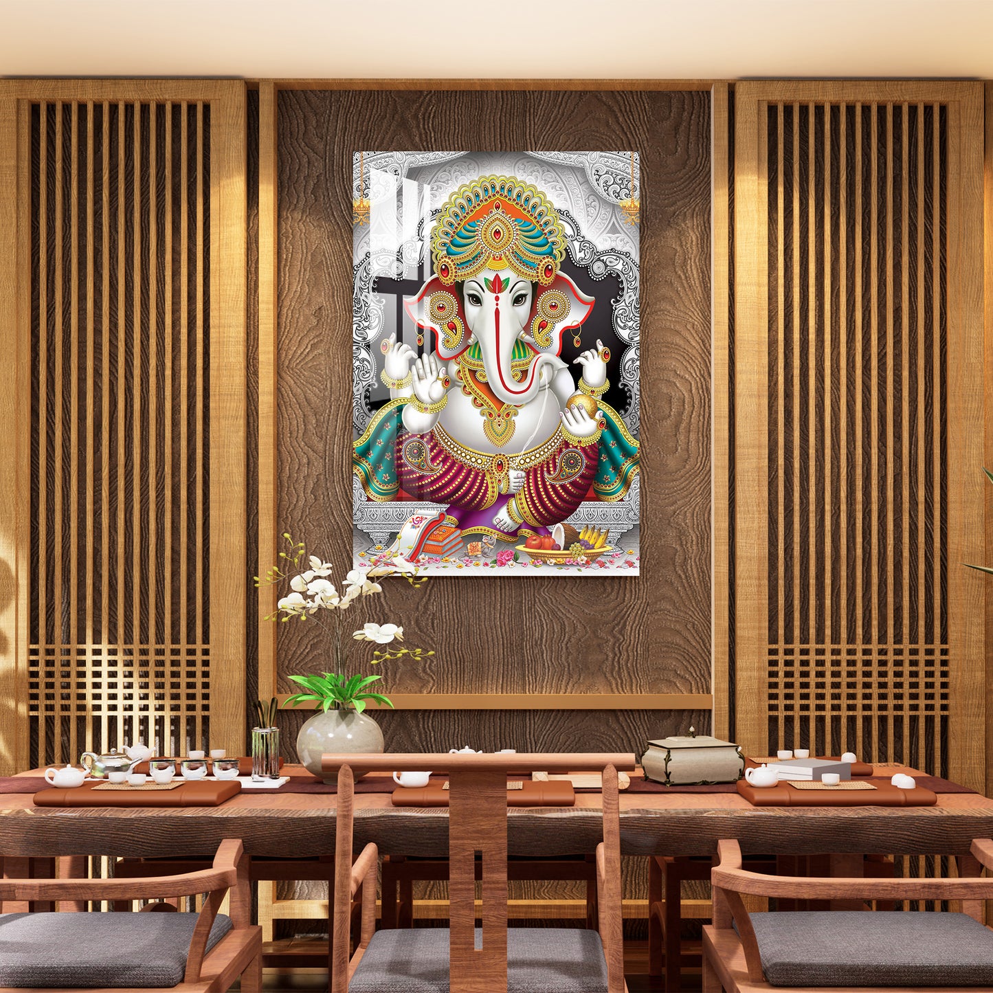 Ekdanta Ganesh Acrylic Wall Art