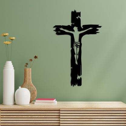 Crucifix Metal Wall Art