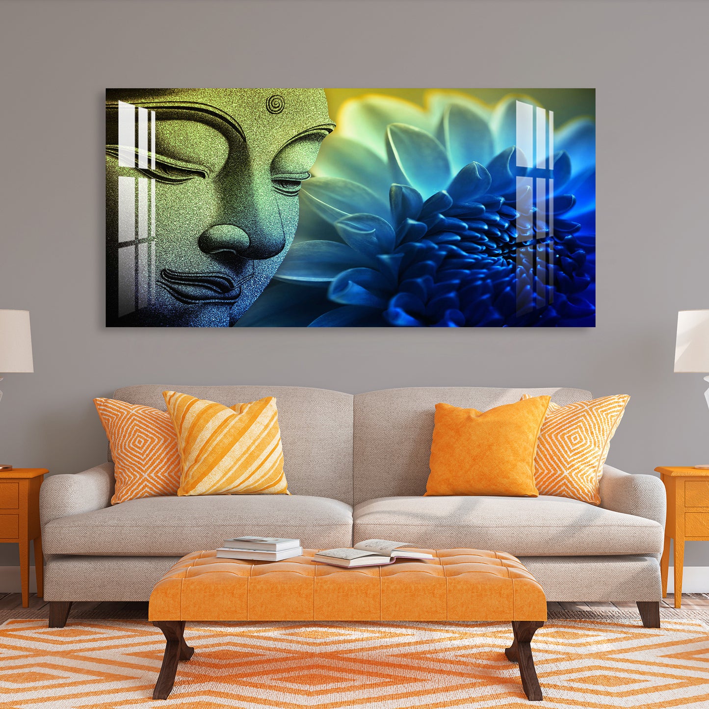 Peaceful Buddha Acrylic Wall Art