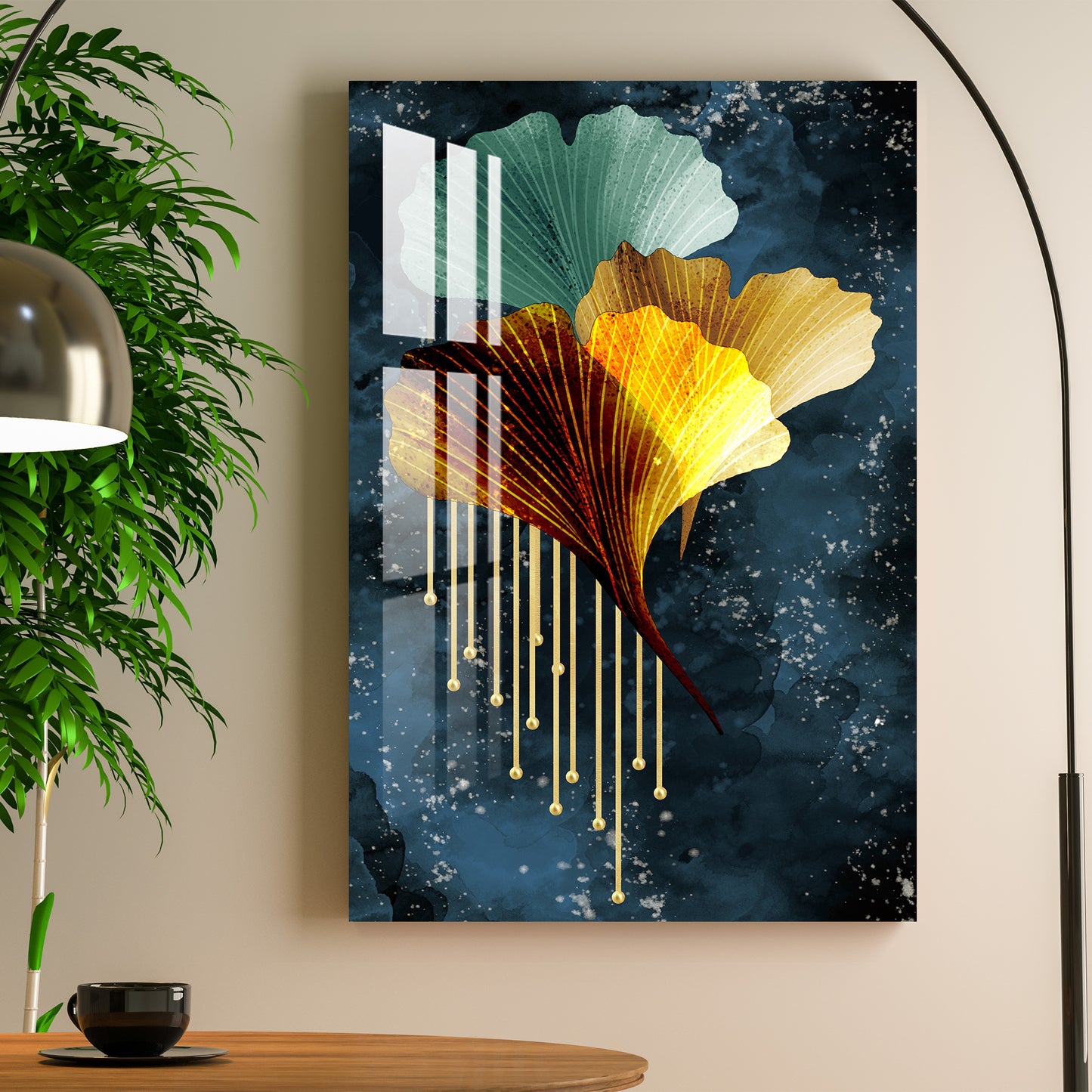 Naples Colourful Floral Acrylic Wall Art